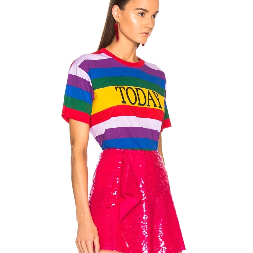 Alberta Ferretti rainbow 🌈 TShirt 💯 authentic